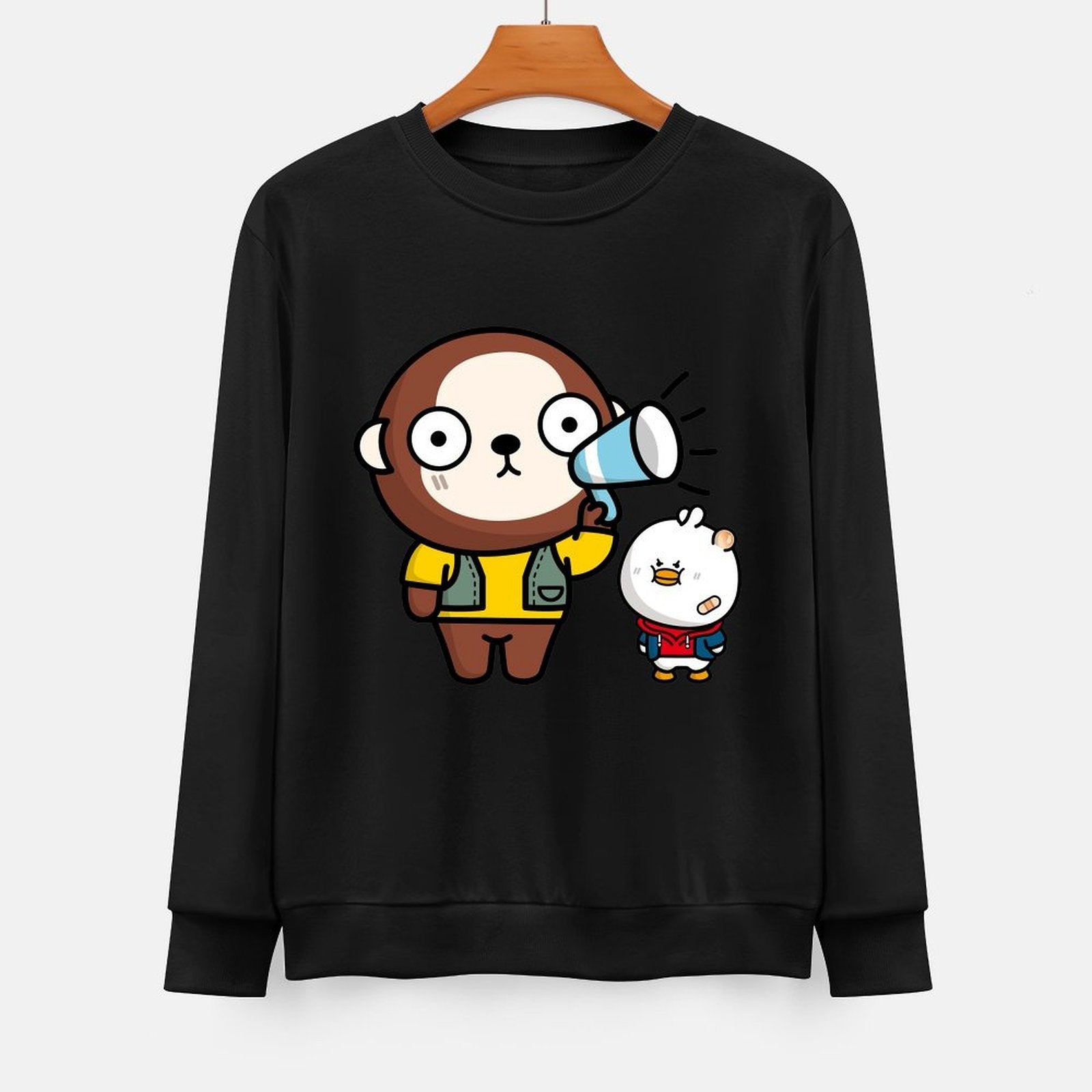 Front Patterned Long Sleeve TopBatch-Printed ActiveLine